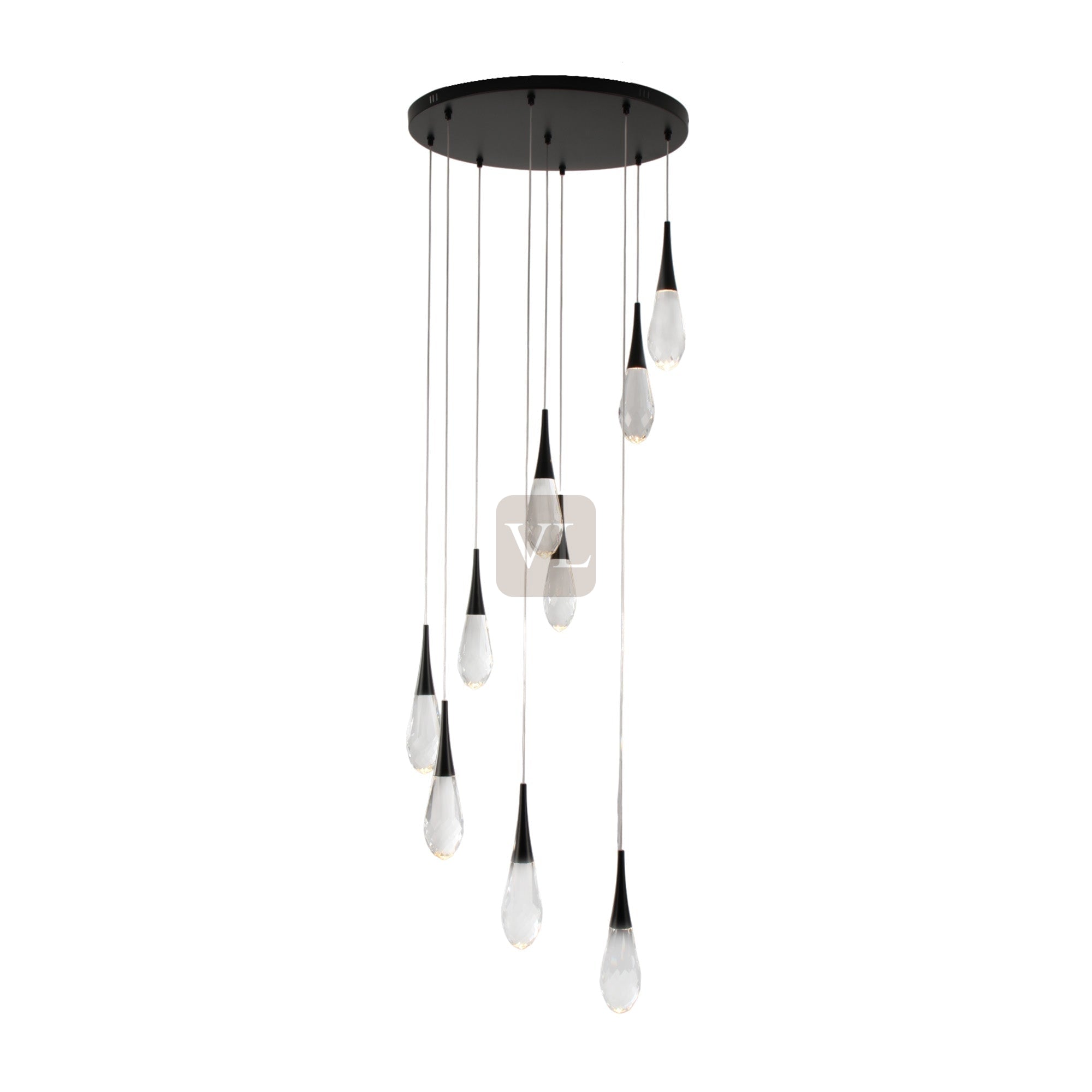 Crystal Drop LED Pendant Light