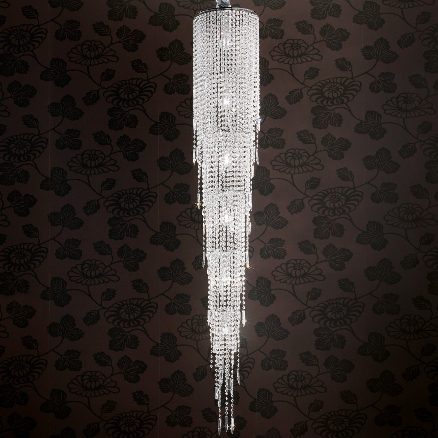 V825/S6 6-Light Modern Glass Chandelier