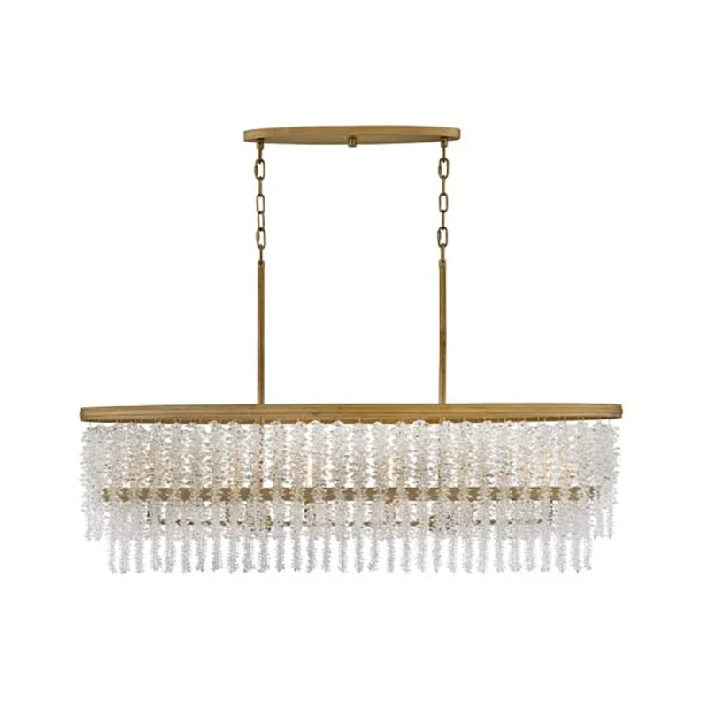 Valley Lamps Vac Crystal Linear Chandelier