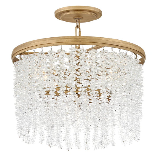 Valley Lamps Vac Crystal 30" Round Chandelier