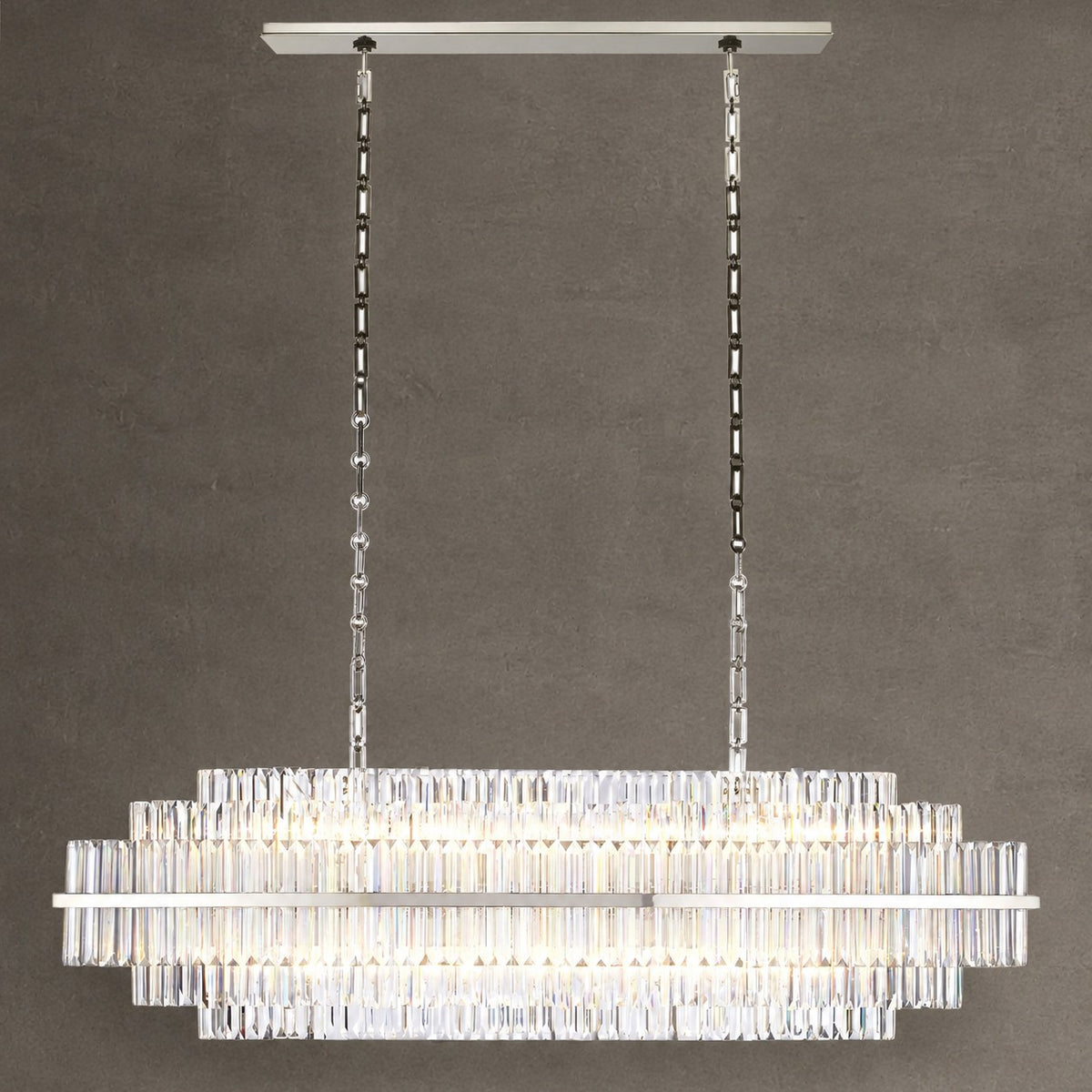 Vienna Linear Crystal Chandelier