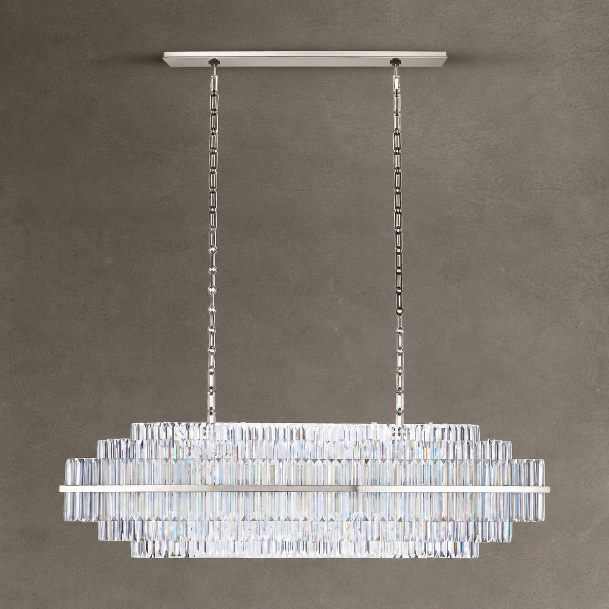 Vienna Linear Crystal Chandelier