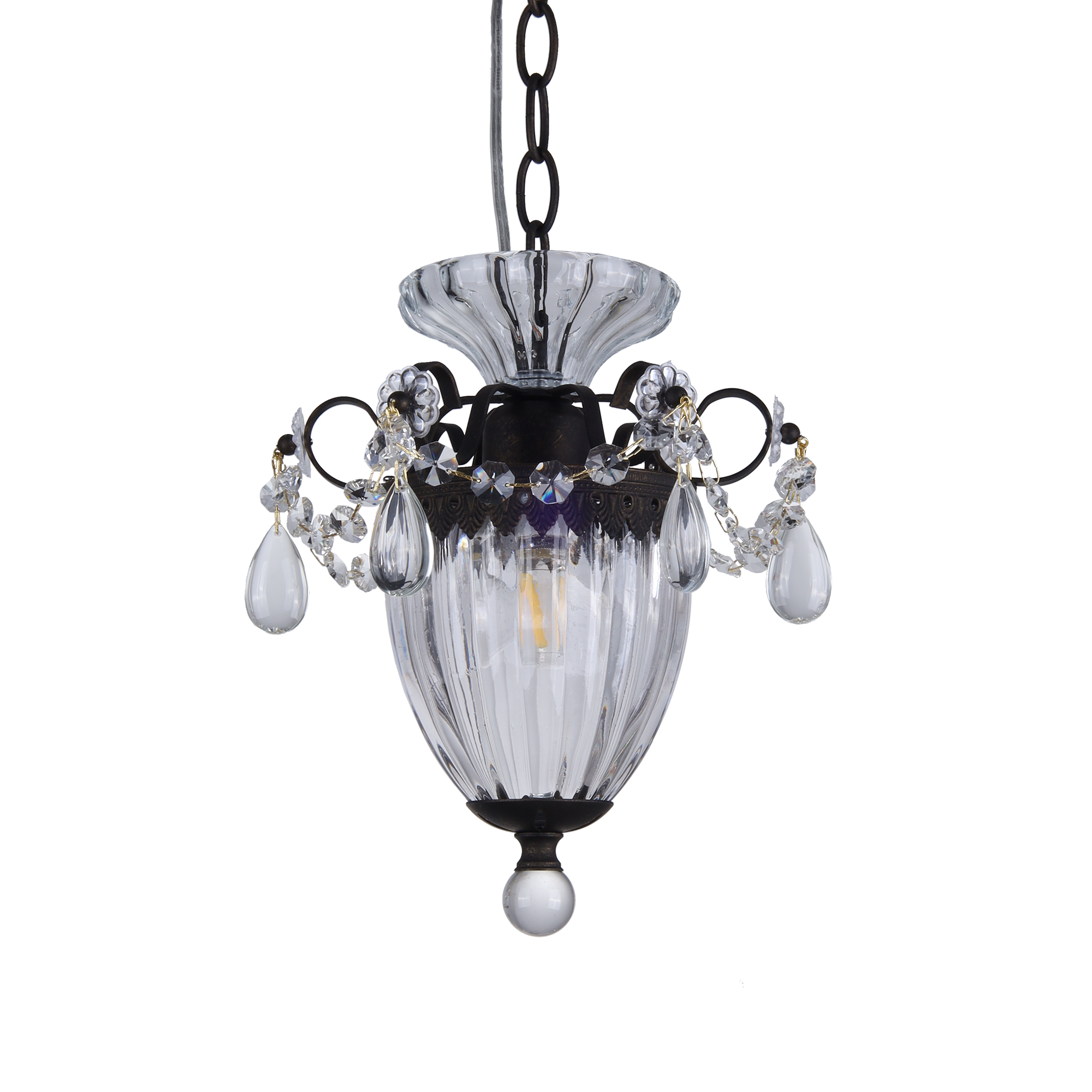 Victorian Crystal Chandelier