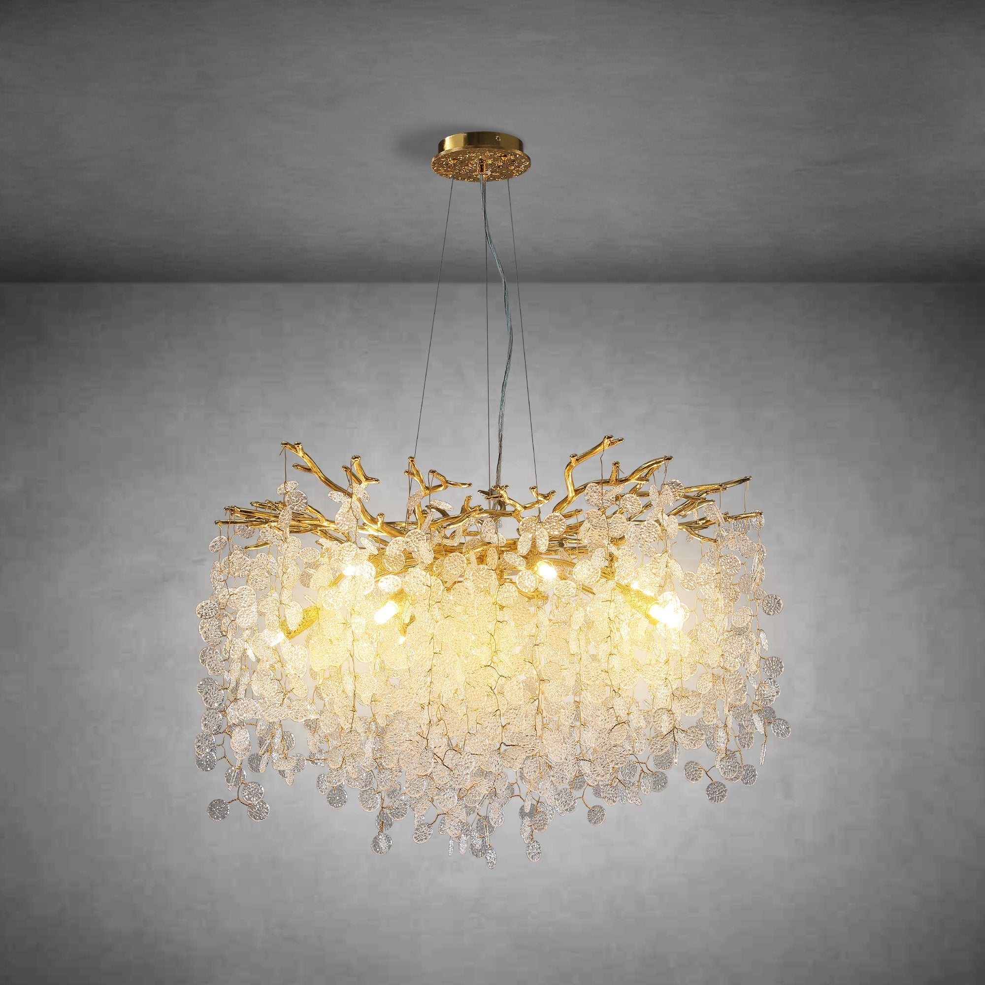 Modern Tree Branch Chandelier