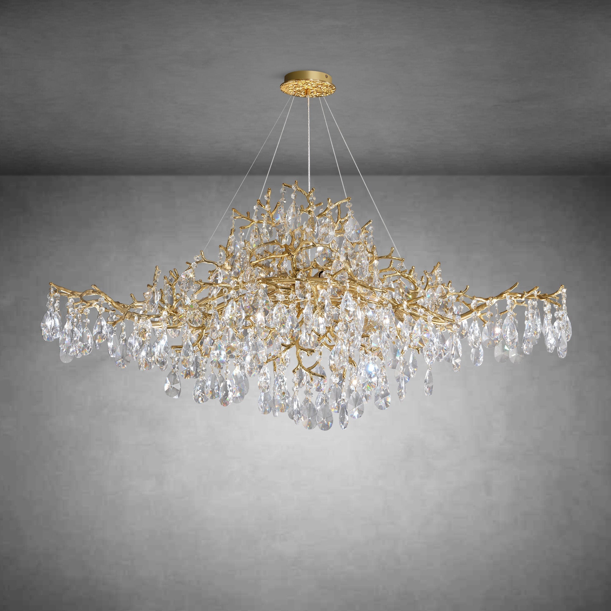 Modern Tree Crystal Chandelier