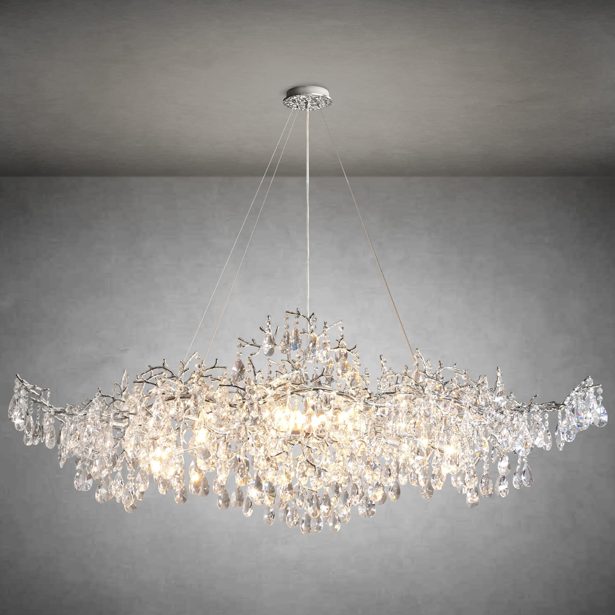 Modern Tree Crystal Chandelier