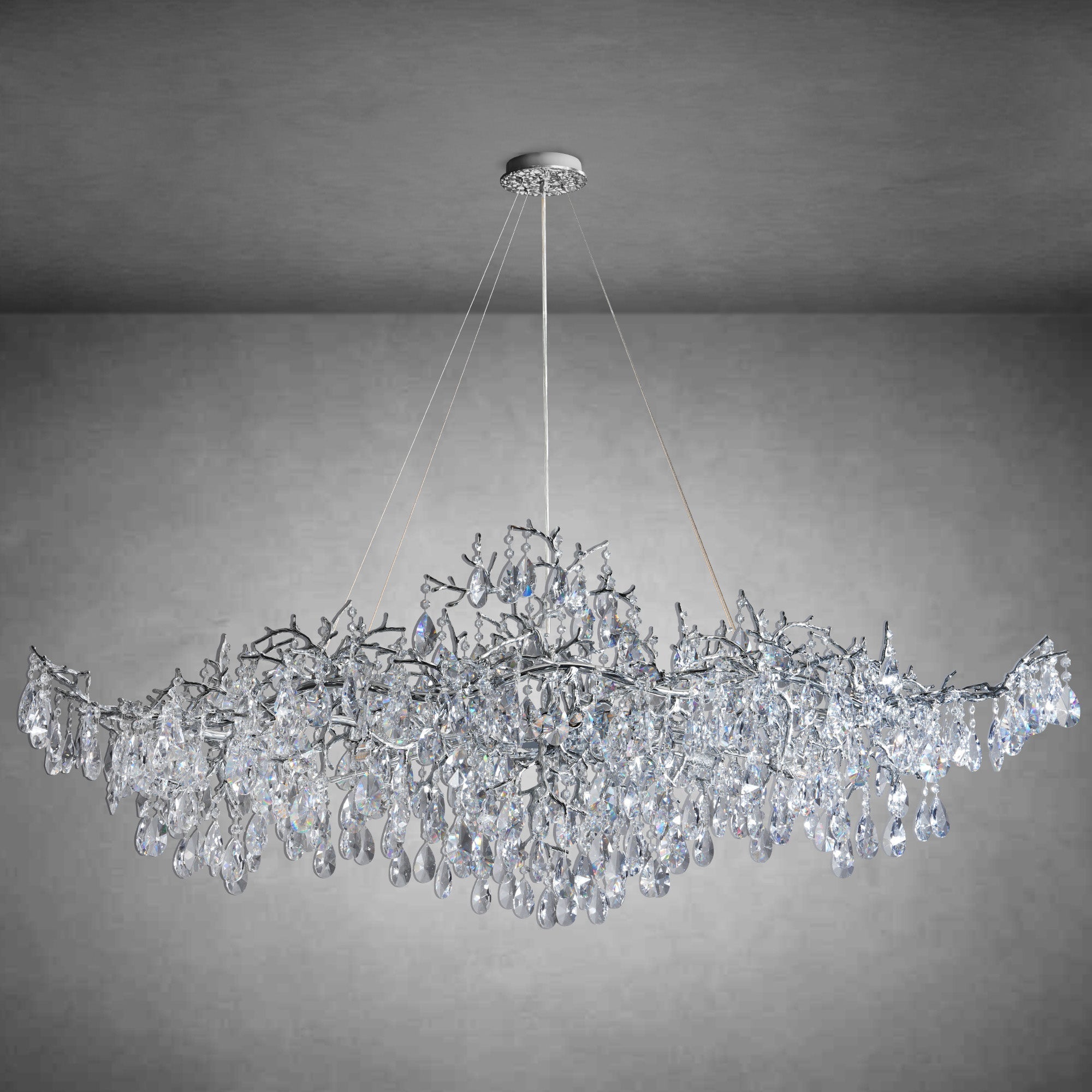 Modern Tree Crystal Chandelier