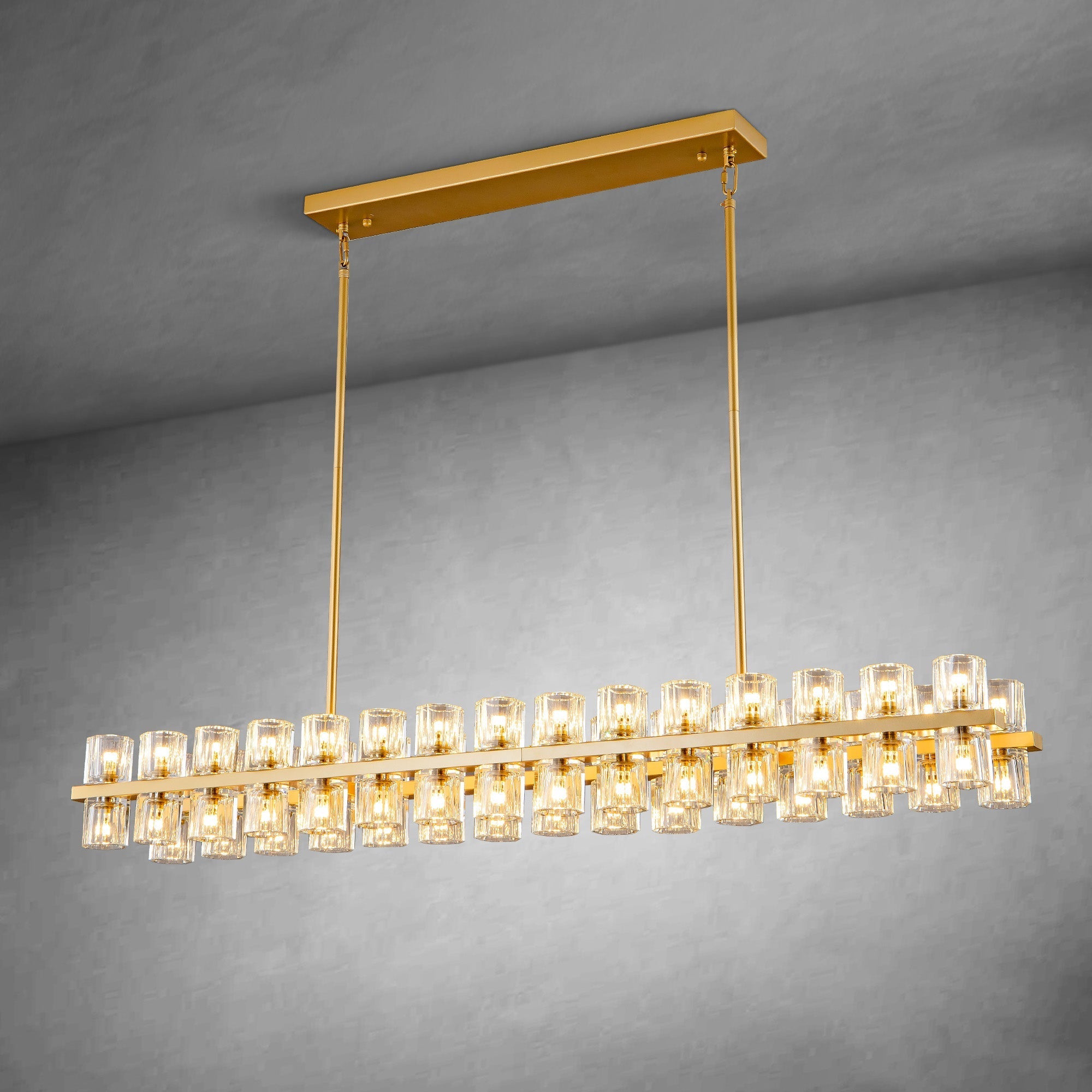 Modern Round Chandelier,K9 Crystal Chandeliers for Dining Room