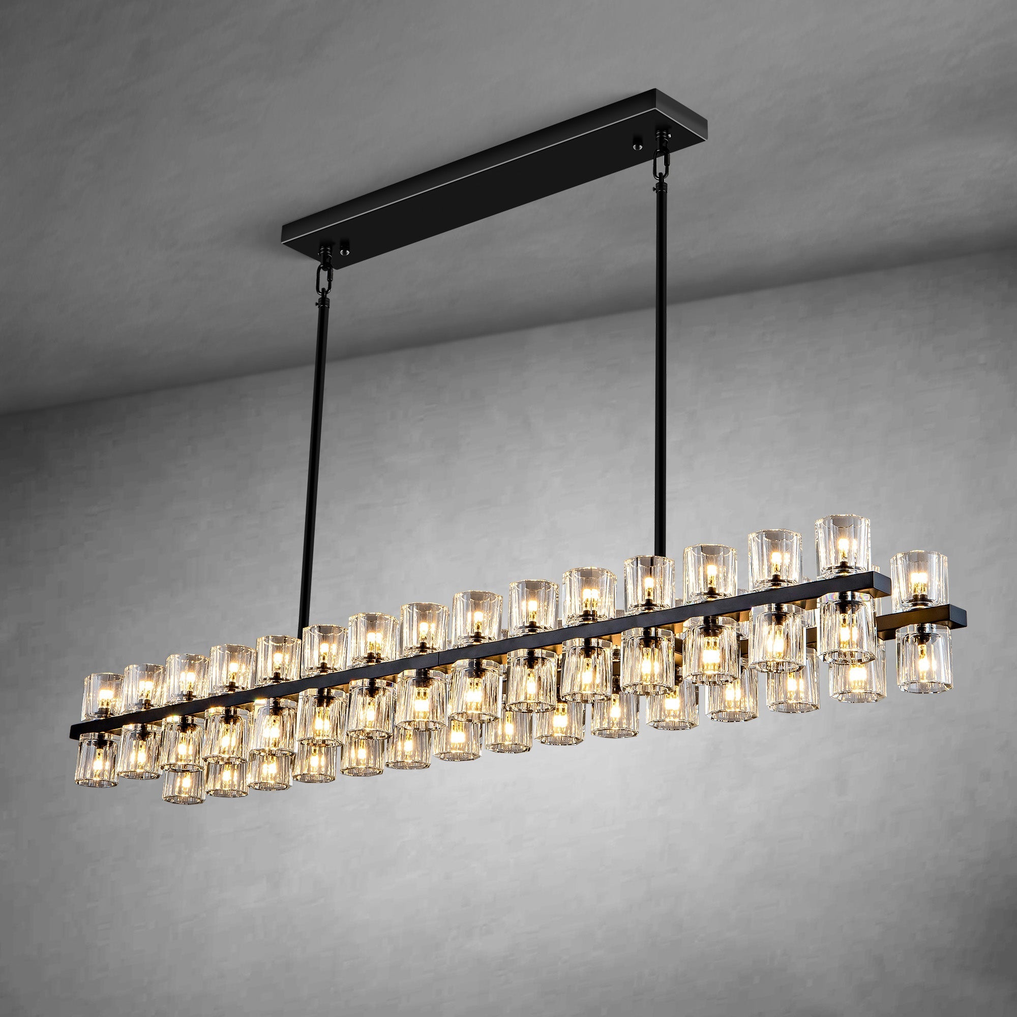 Modern Round Chandelier,K9 Crystal Chandeliers for Dining Room