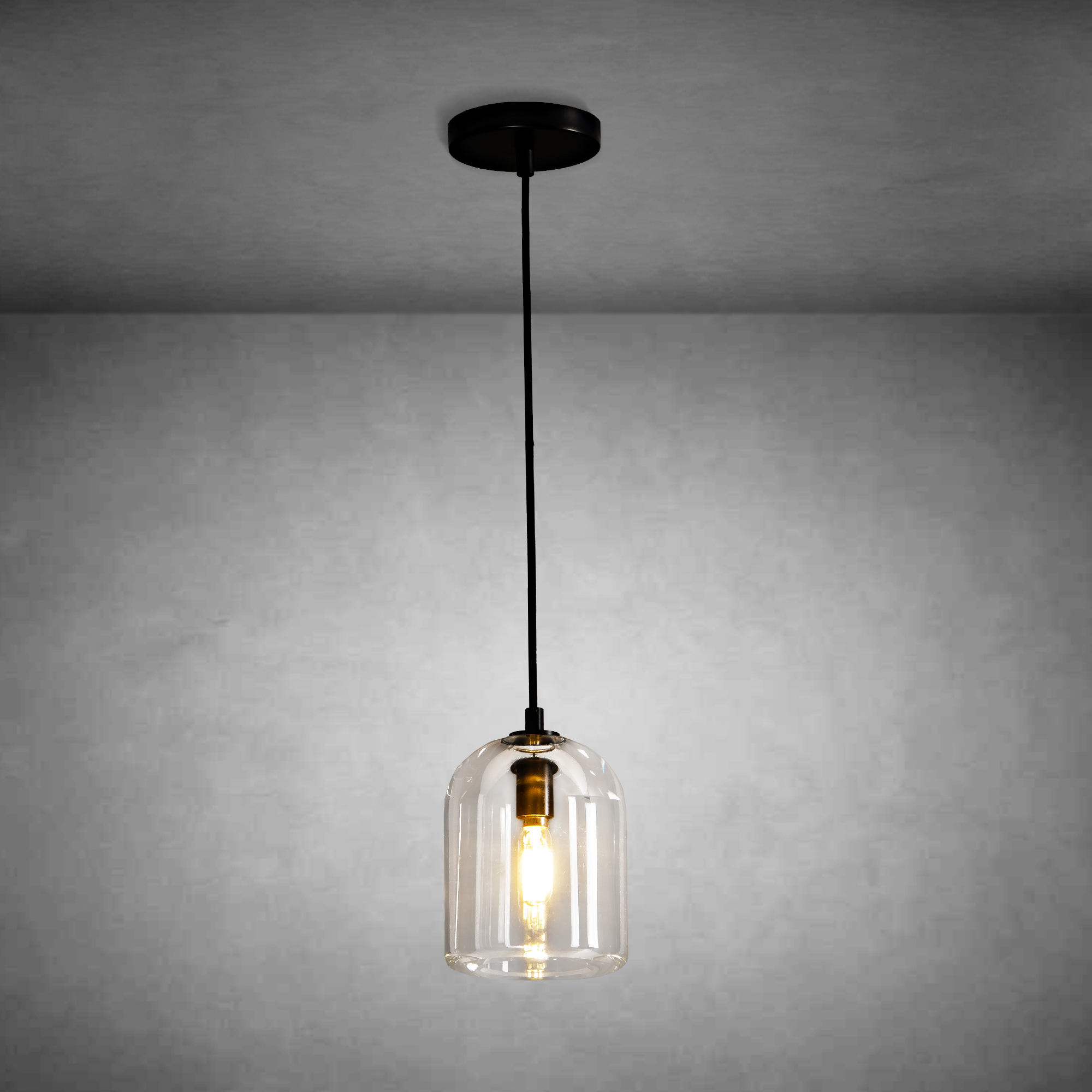 Crystal Modern Bell-Shaped Pendant Light