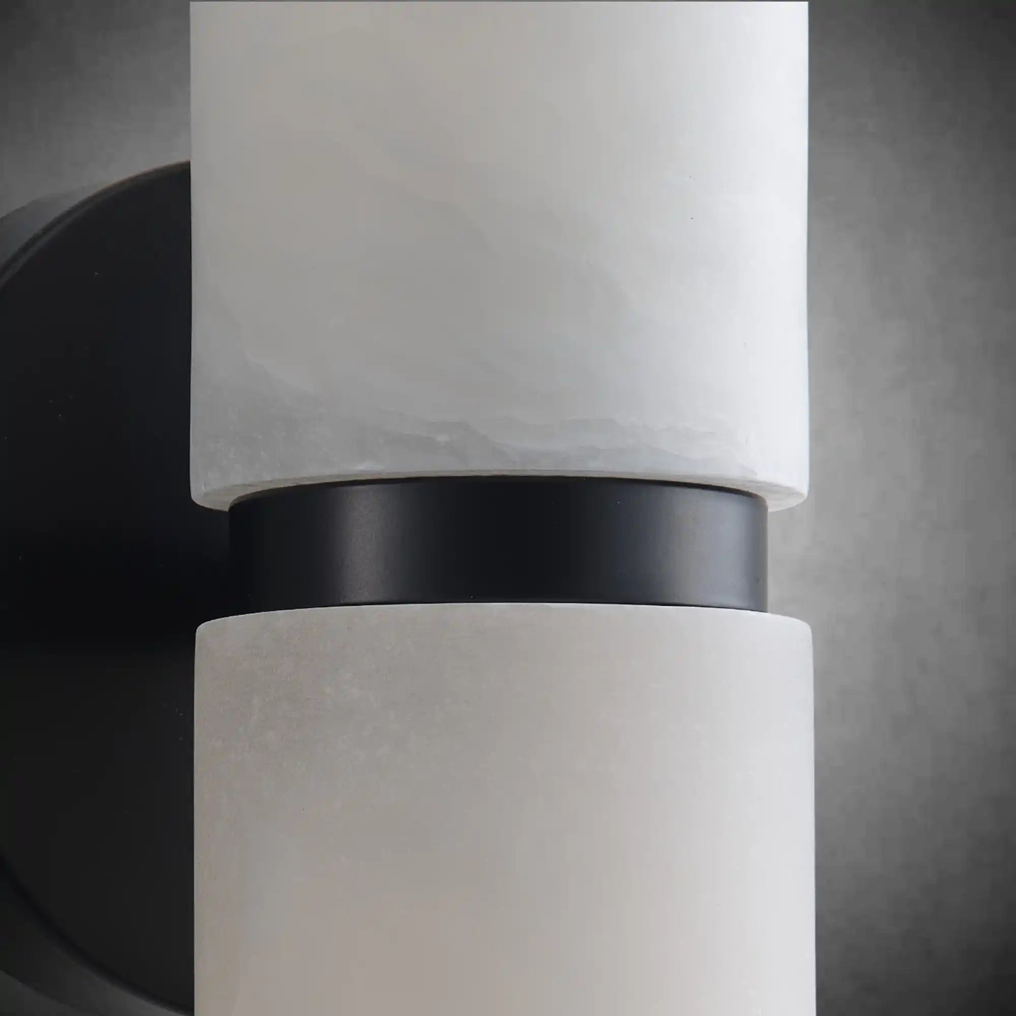 Spanish Alabaster & Brass Luxury Wall Sconce