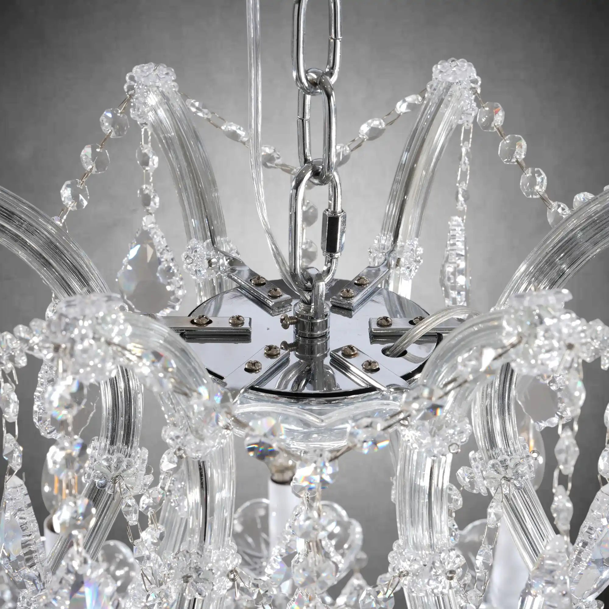 Modern Grand K9 Crystal Chandelier 24/12 Lights Hanging Fixture for High Ceilings