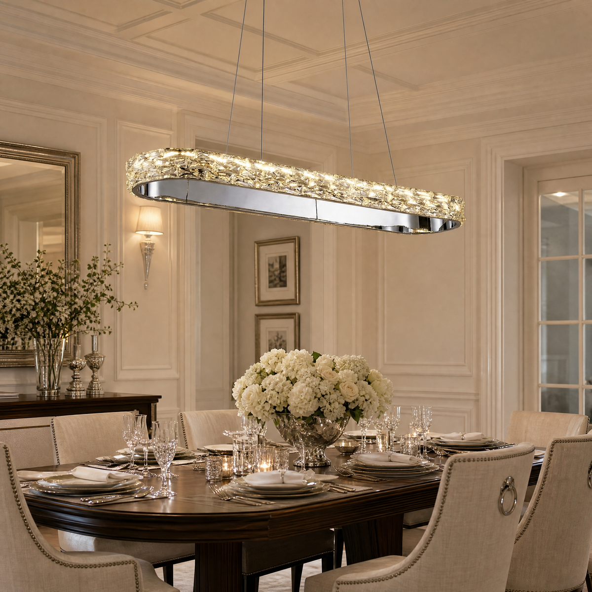Yiosi Series Crystal Chandelier Style L