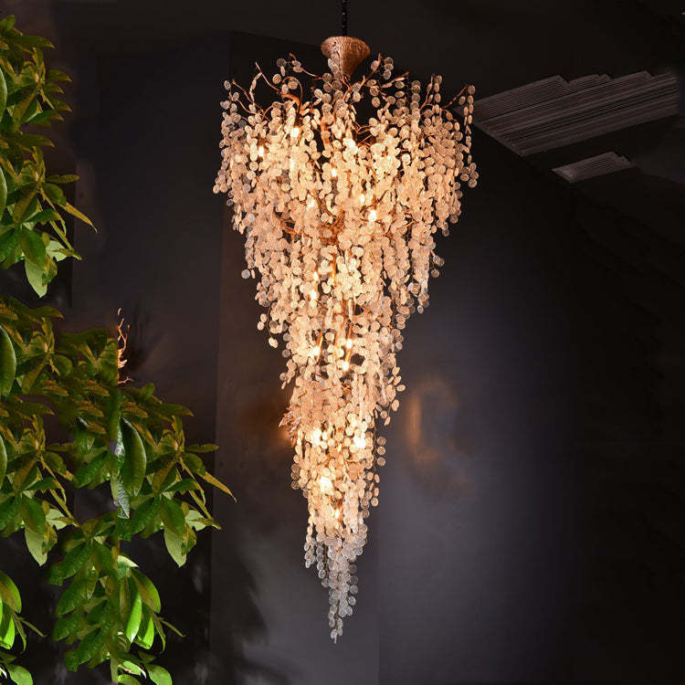 Long Vine Staircase Chandelier 78.7" 110"