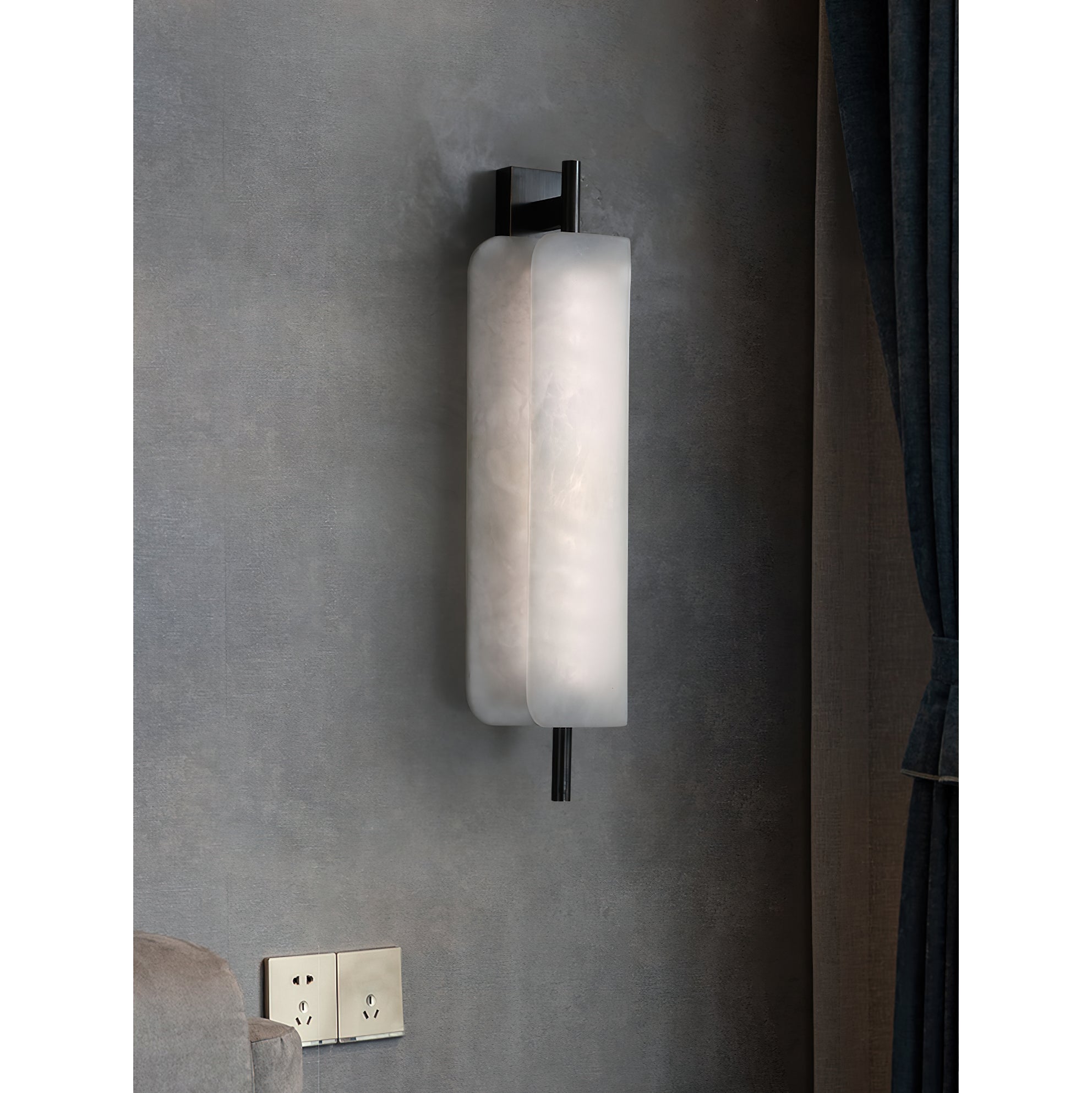 Alabaster Arc Wall Lamp - view 4