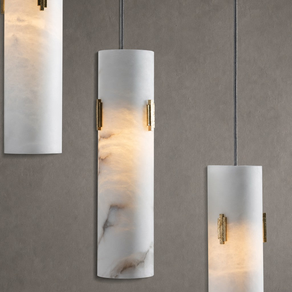 Alabaster Deco Cluster Chandelier
