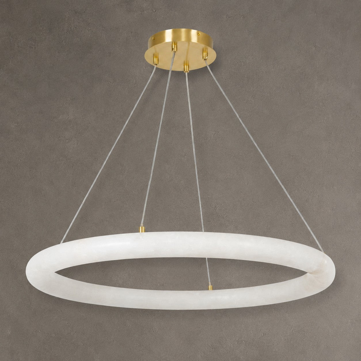 Alabaster Globle Round Chandelier