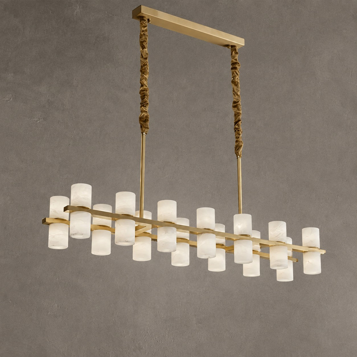 Alabaster Linear Chandelier
