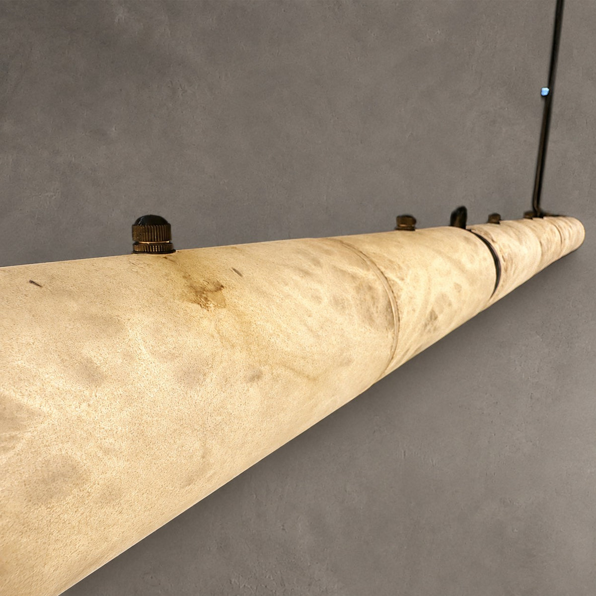 Alabaster Magnificence Art Linear Chandelier