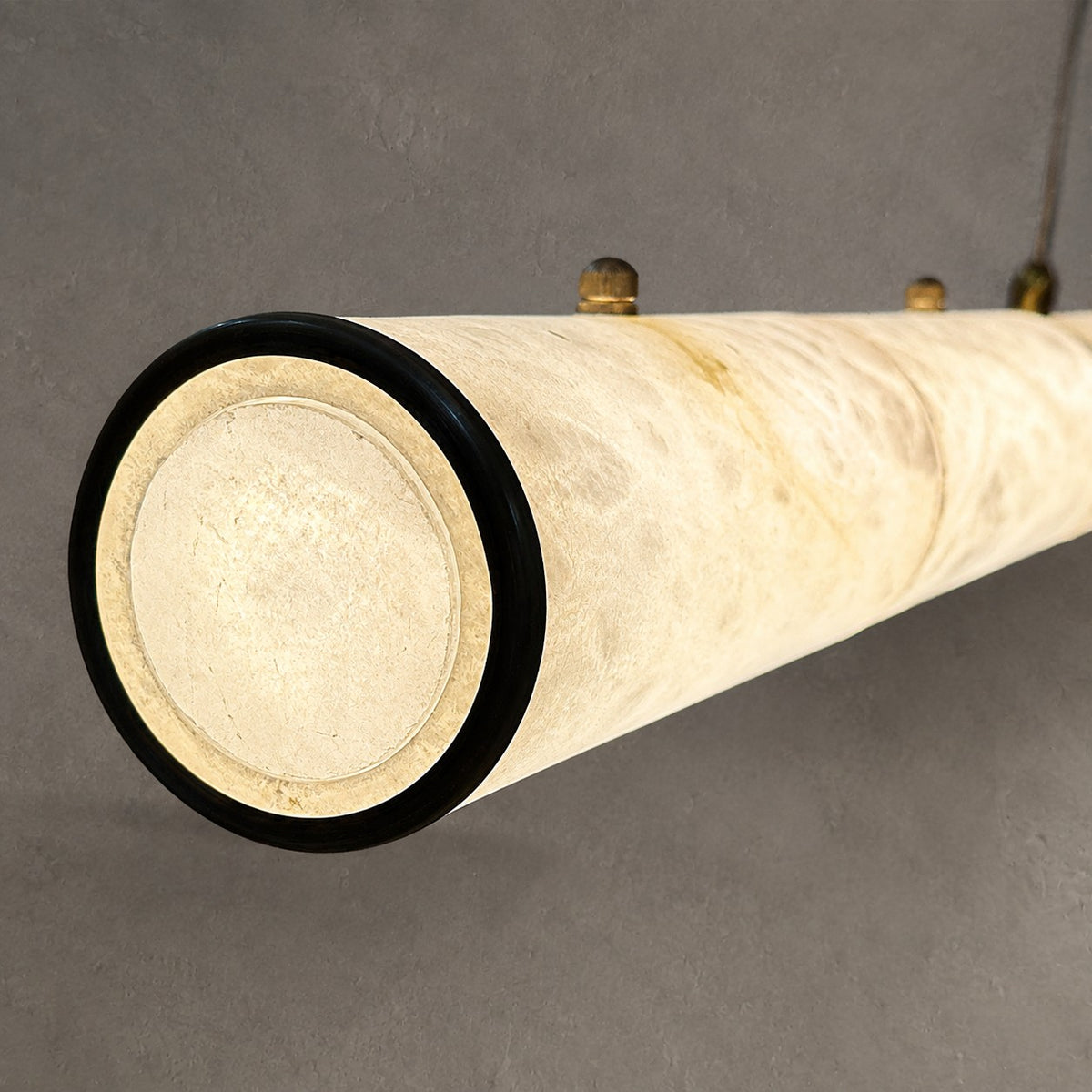 Alabaster Magnificence Art Linear Chandelier