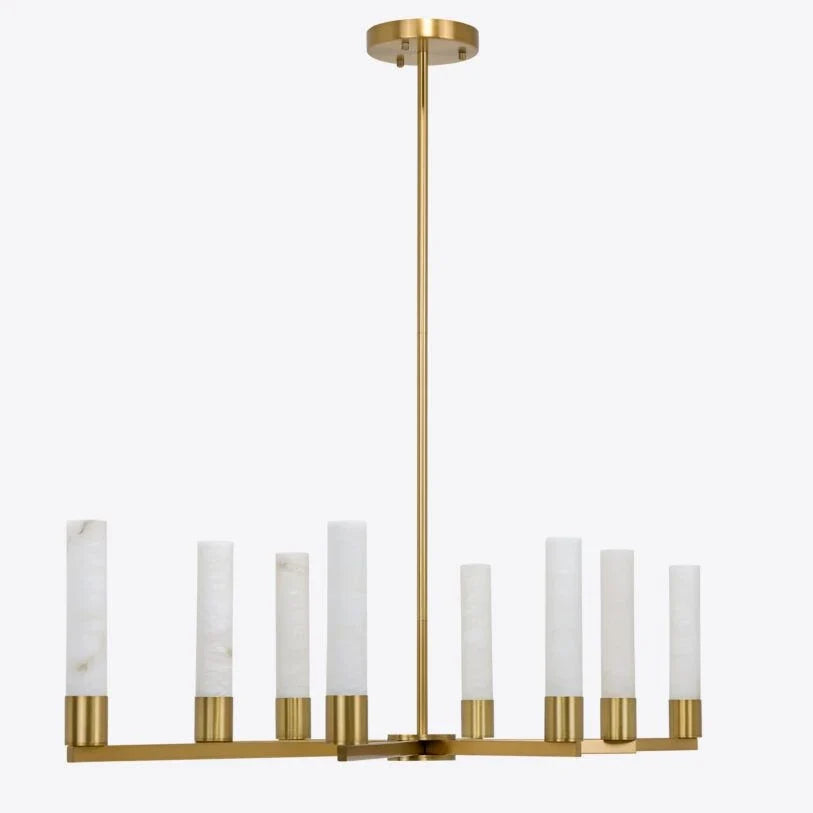 Alabaster Sputnik Sphere Chandelier