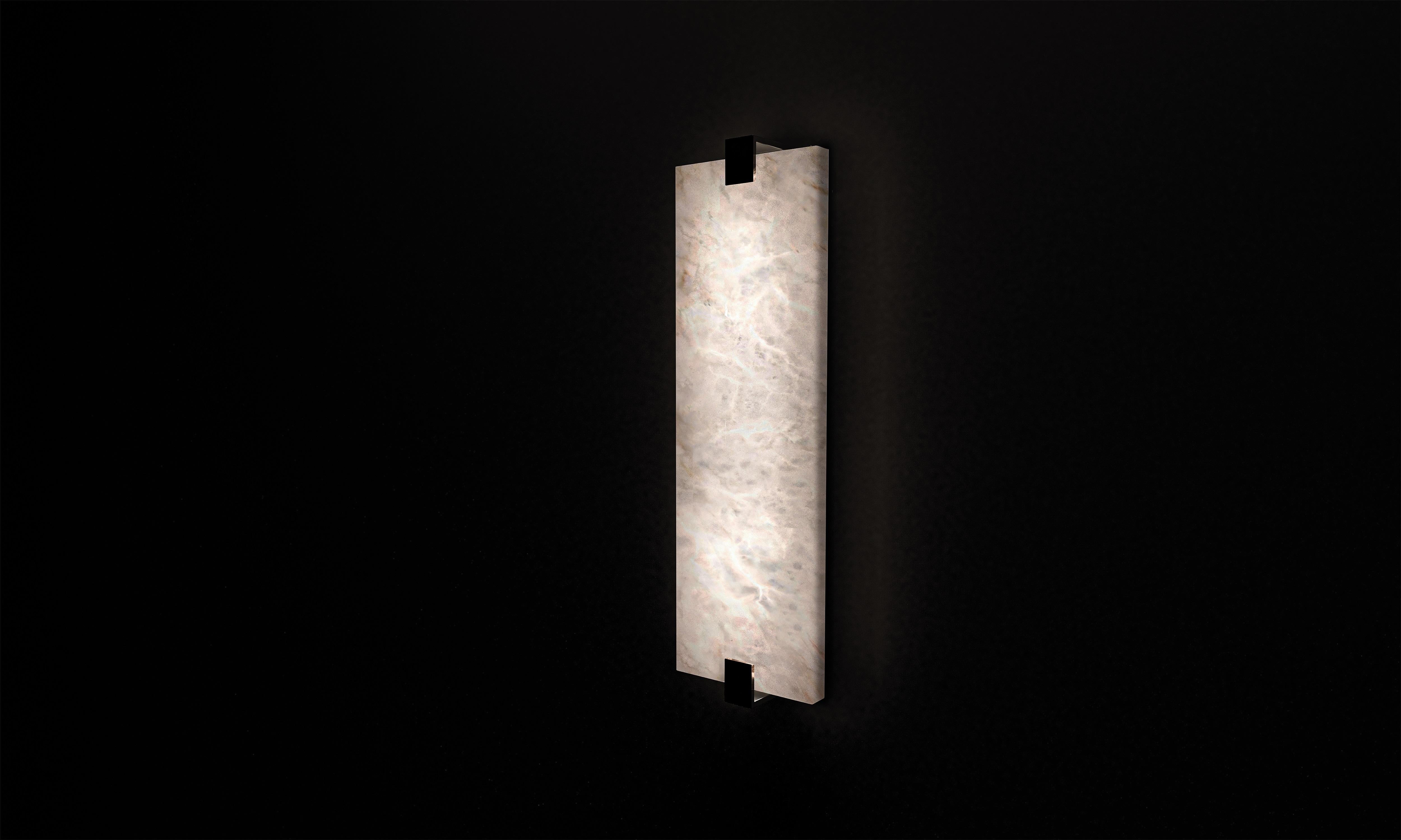 Alabaster Tapered Wall Sconce 20"H - view 5