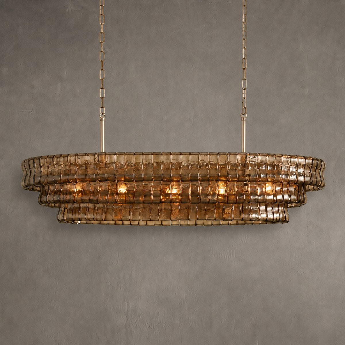 Ghiaccio Oval Chandelier