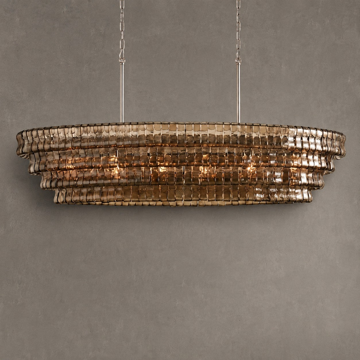 Ghiaccio Oval Chandelier