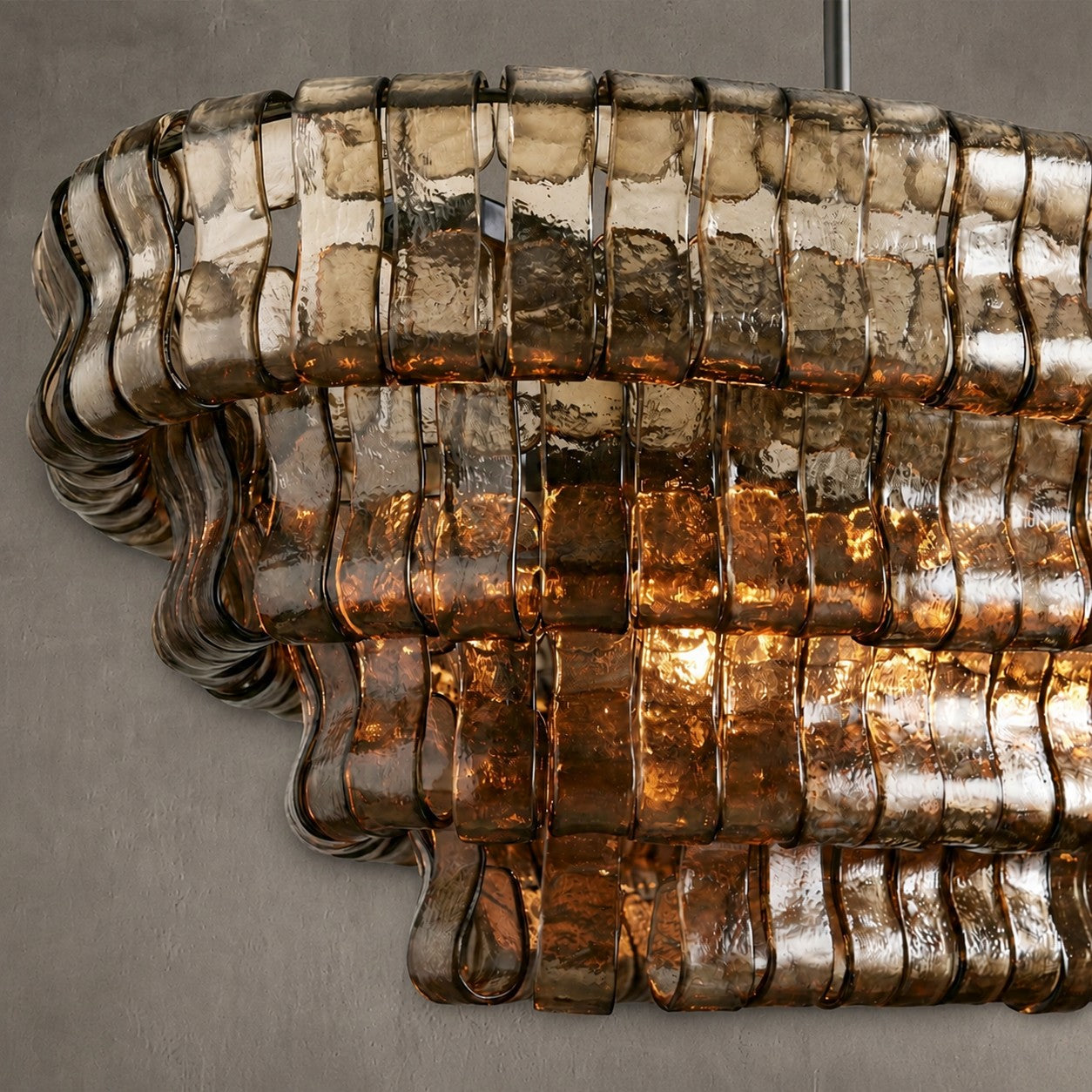Ghiaccio Oval Chandelier
