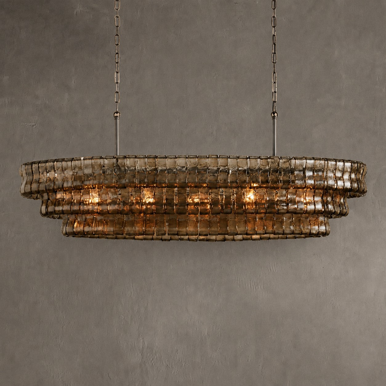 Ghiaccio Oval Chandelier