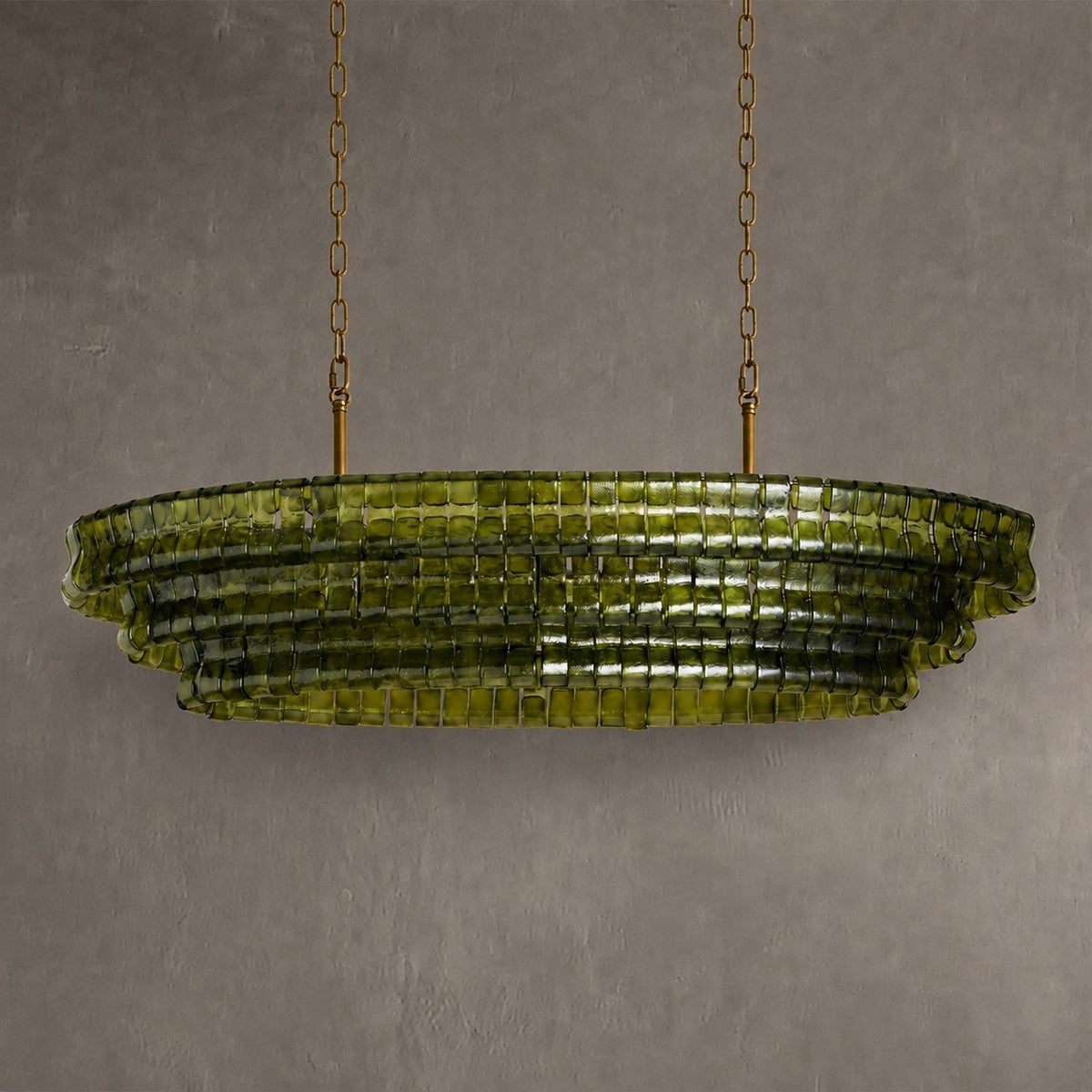 Ghiaccio Oval Chandelier