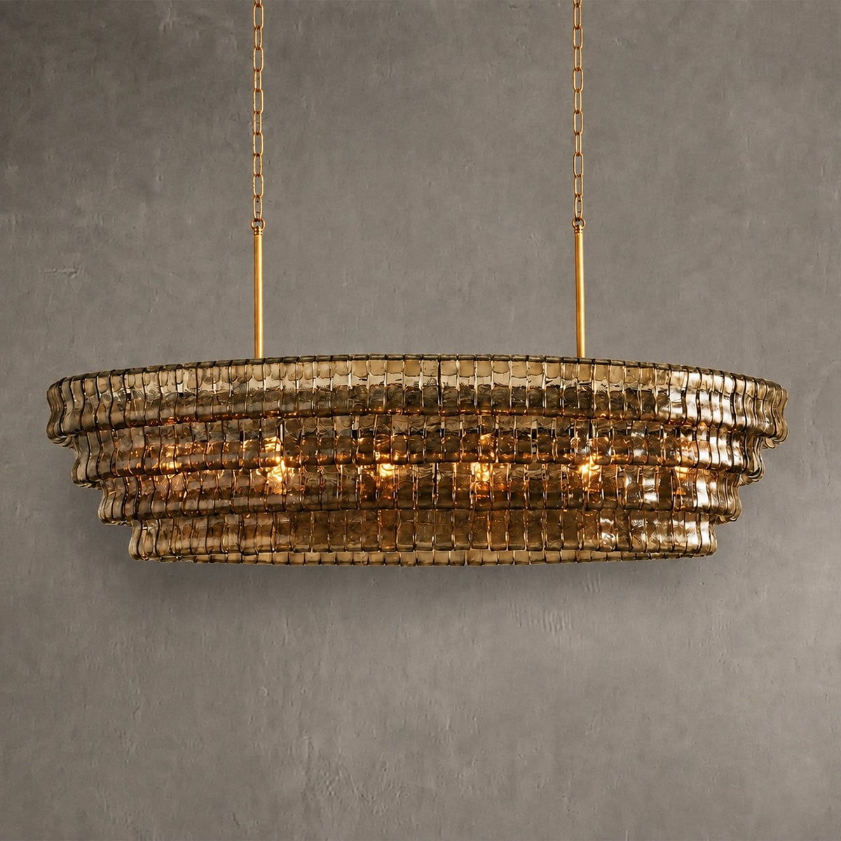 Ghiaccio Oval Chandelier