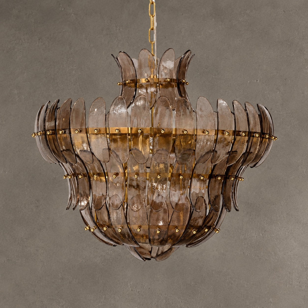 Arcade 10-Light Blown Glass Chandelier