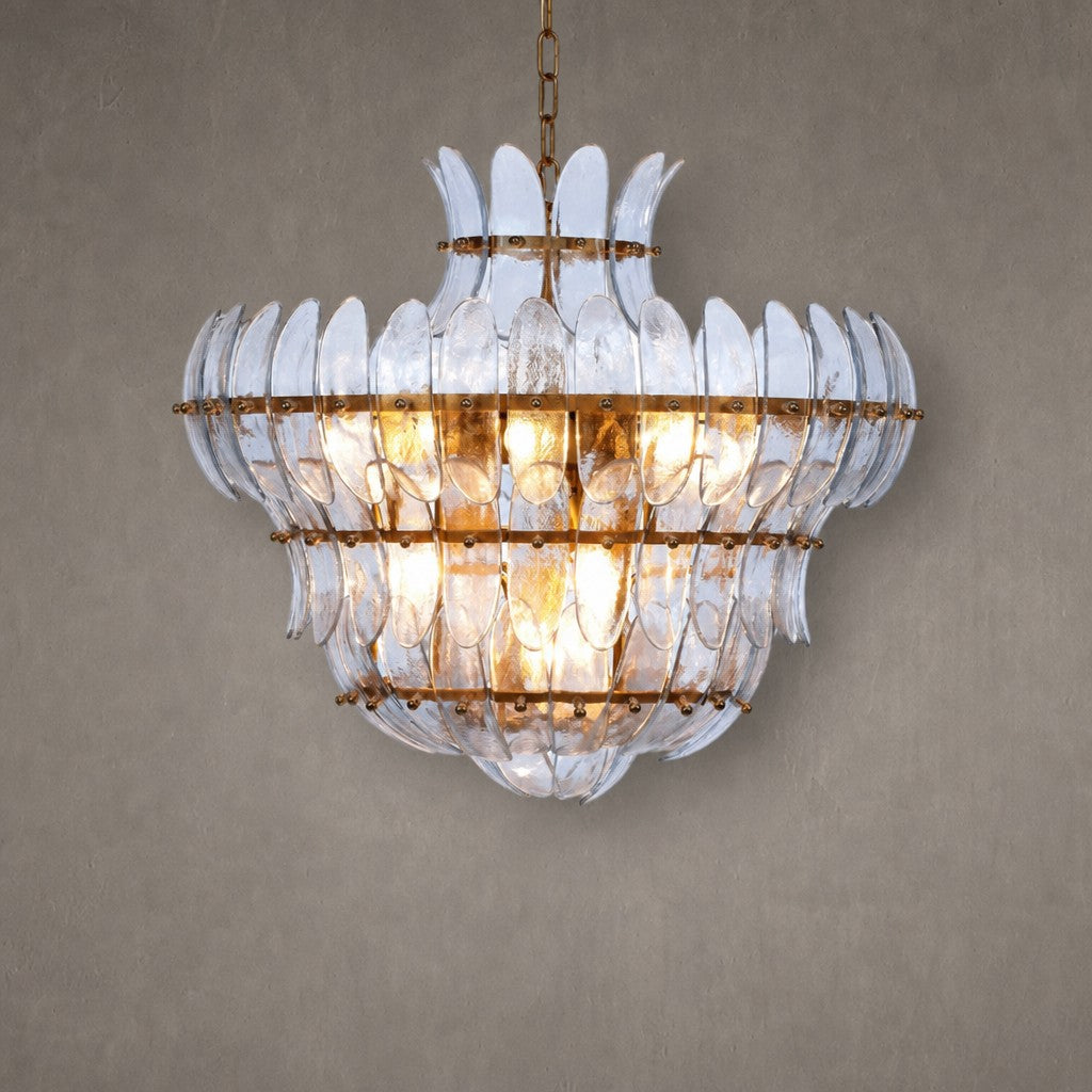 Arcade 10-Light Blown Glass Chandelier
