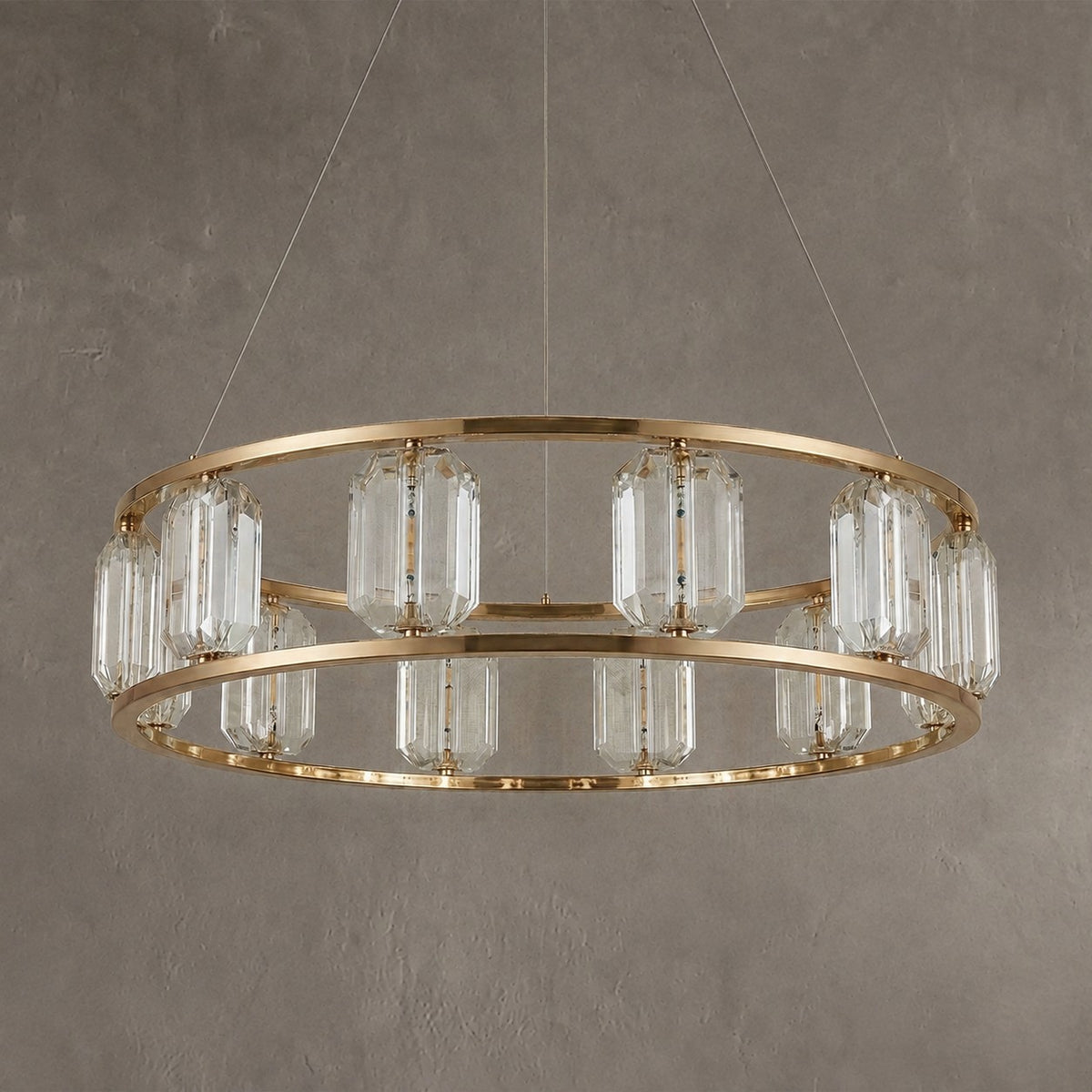 Arcus Contemporary Crystal Chandelier