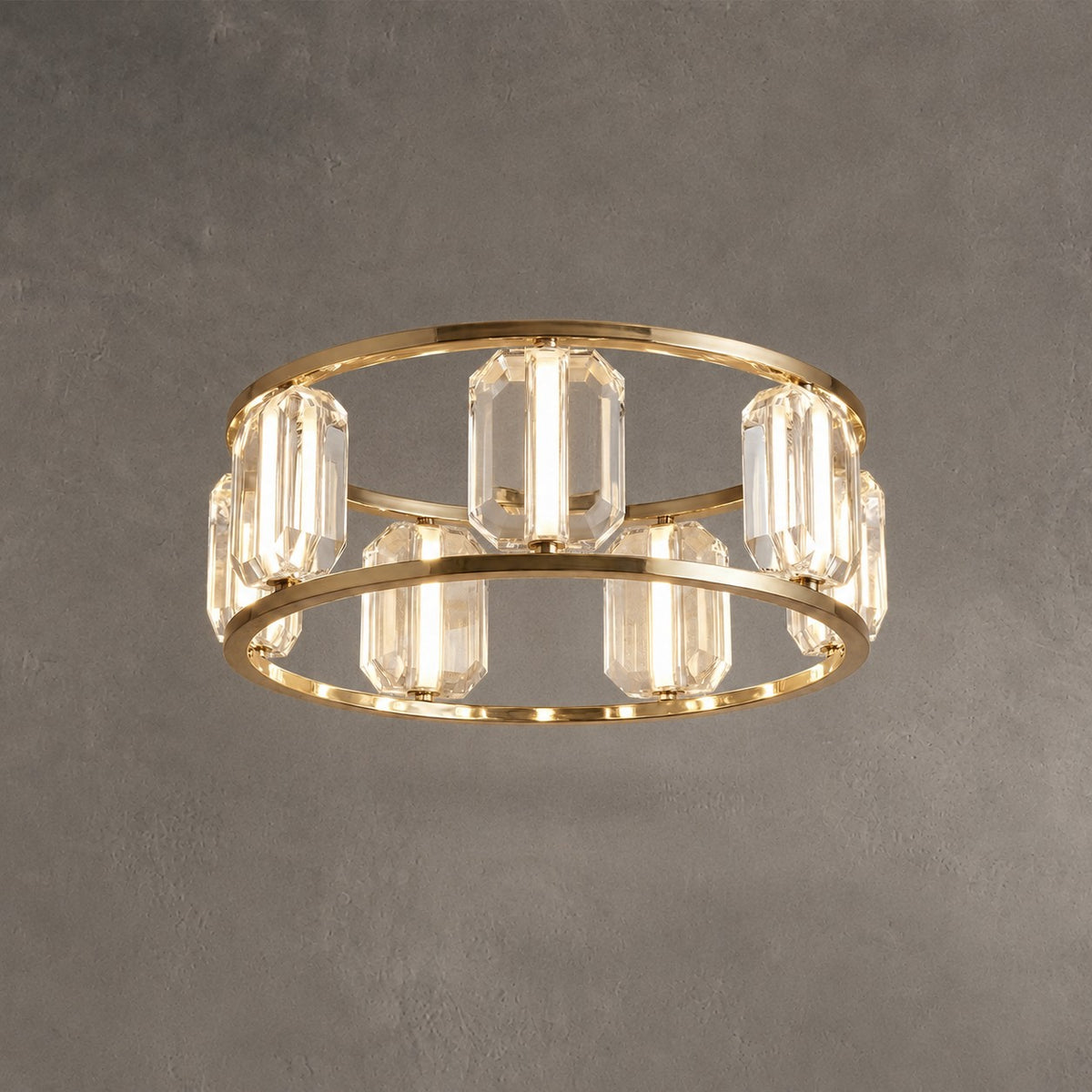 Arcus Contemporary Crystal Chandelier