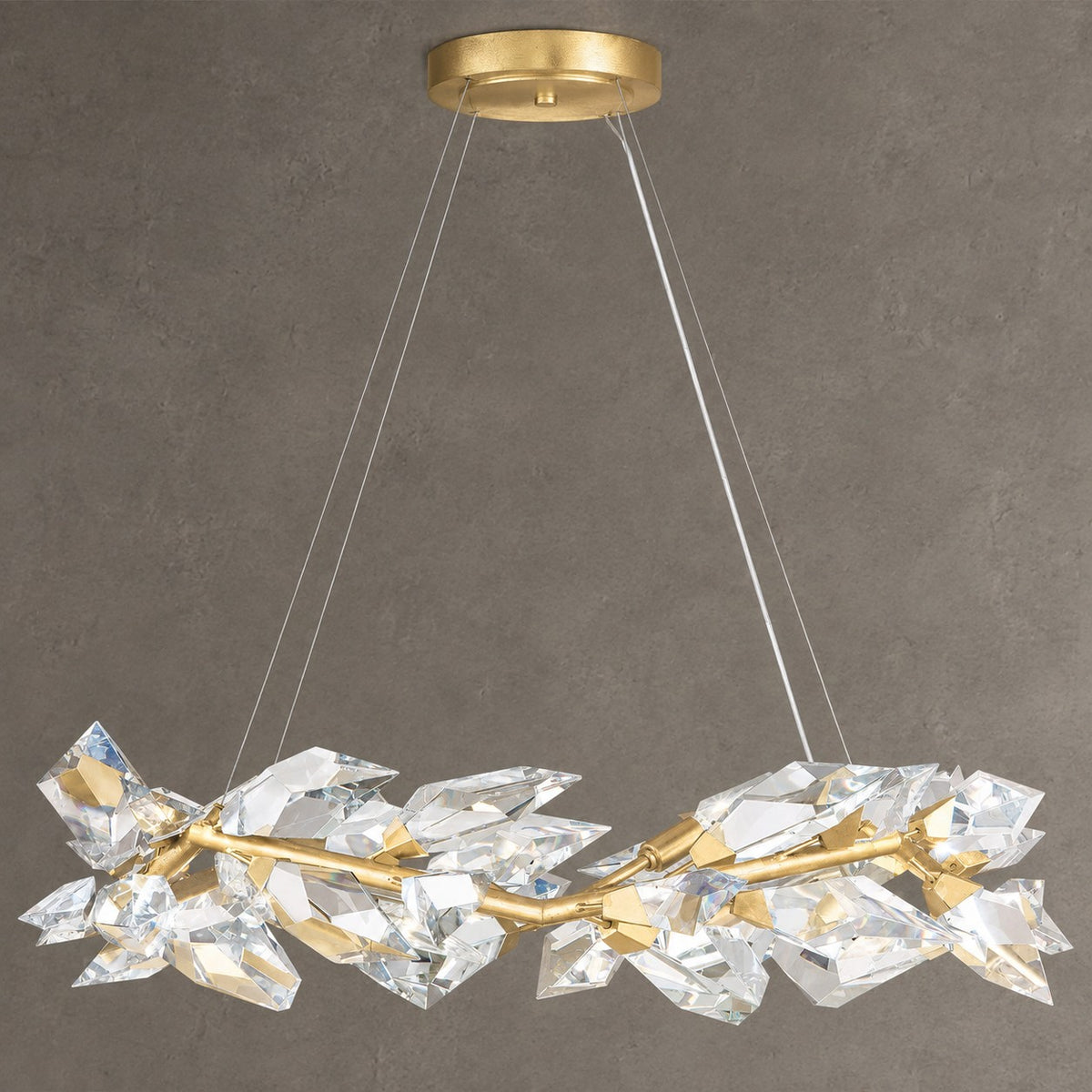 Art Handcrafted 1/2/3-tier Diamond-cut Crystal Chandelier