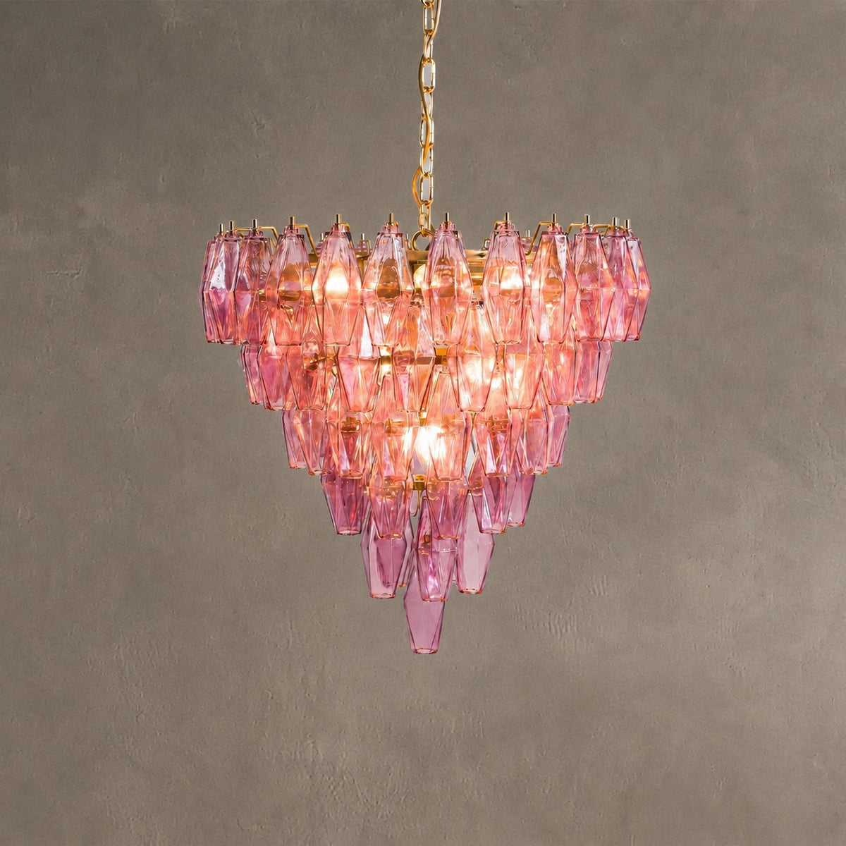 Asti Chandelier  Glass