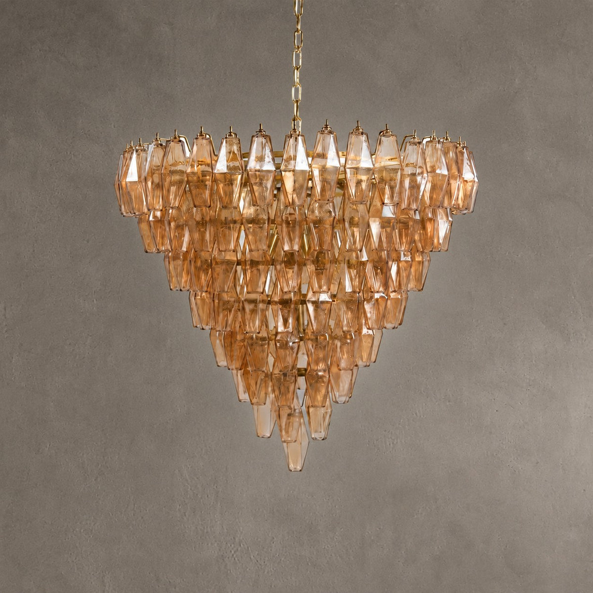 Asti Chandelier  Glass
