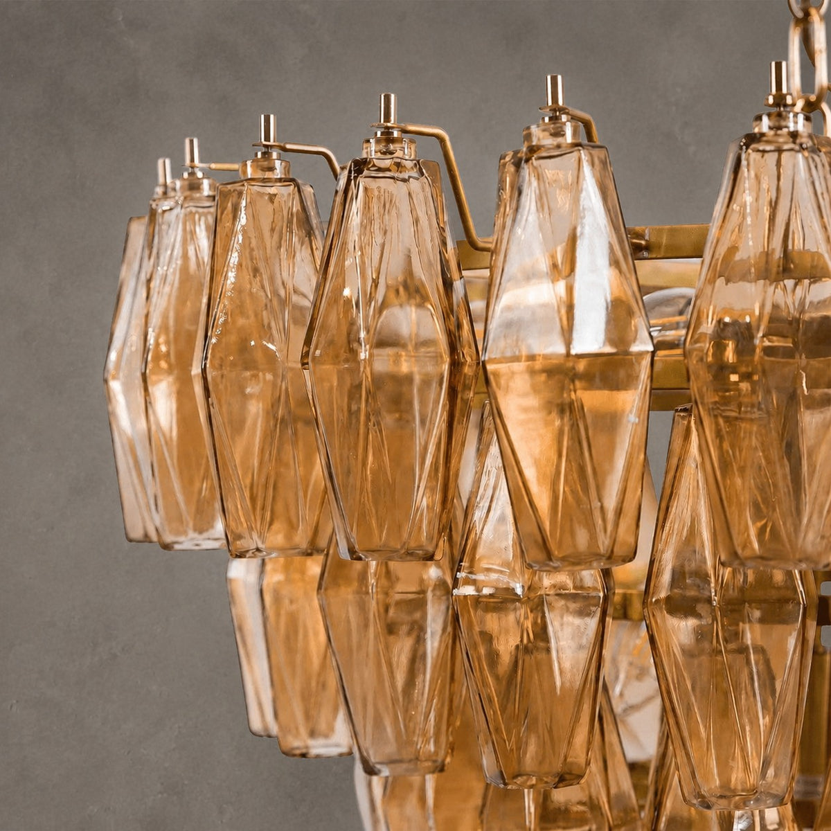 Asti Chandelier  Glass