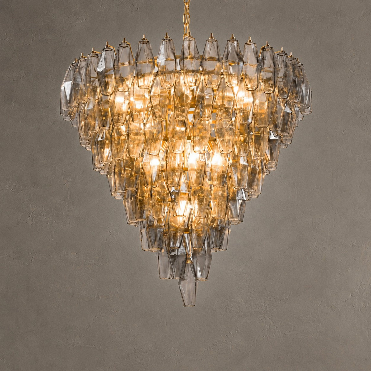 Asti Chandelier  Glass