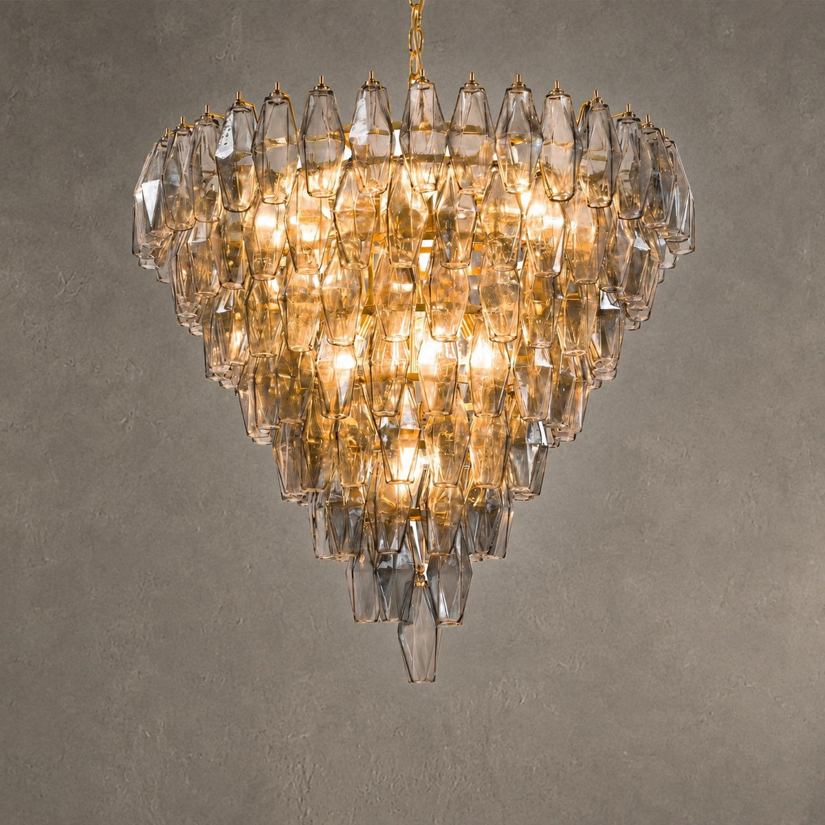 Asti Chandelier  Glass