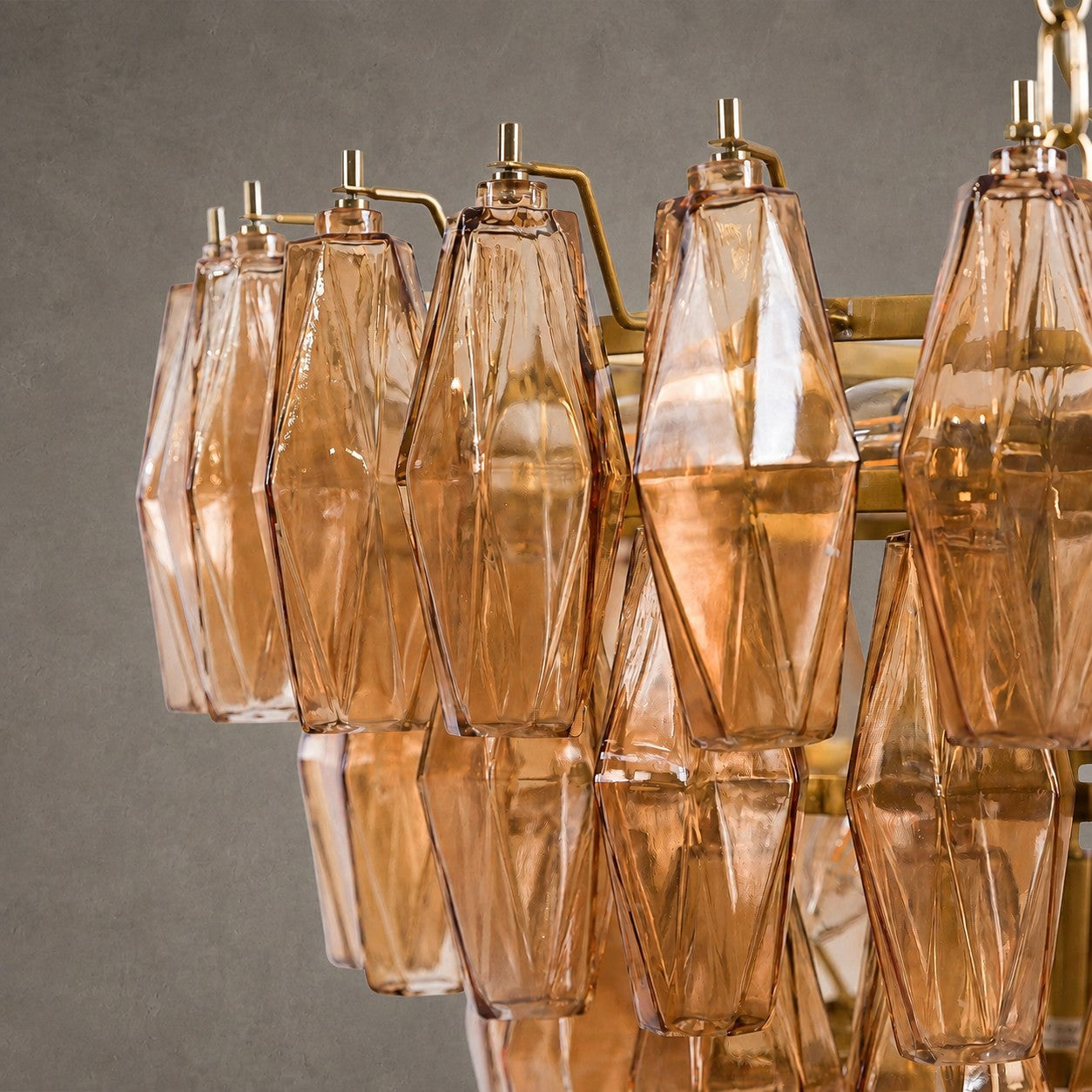 Asti Chandelier  Glass