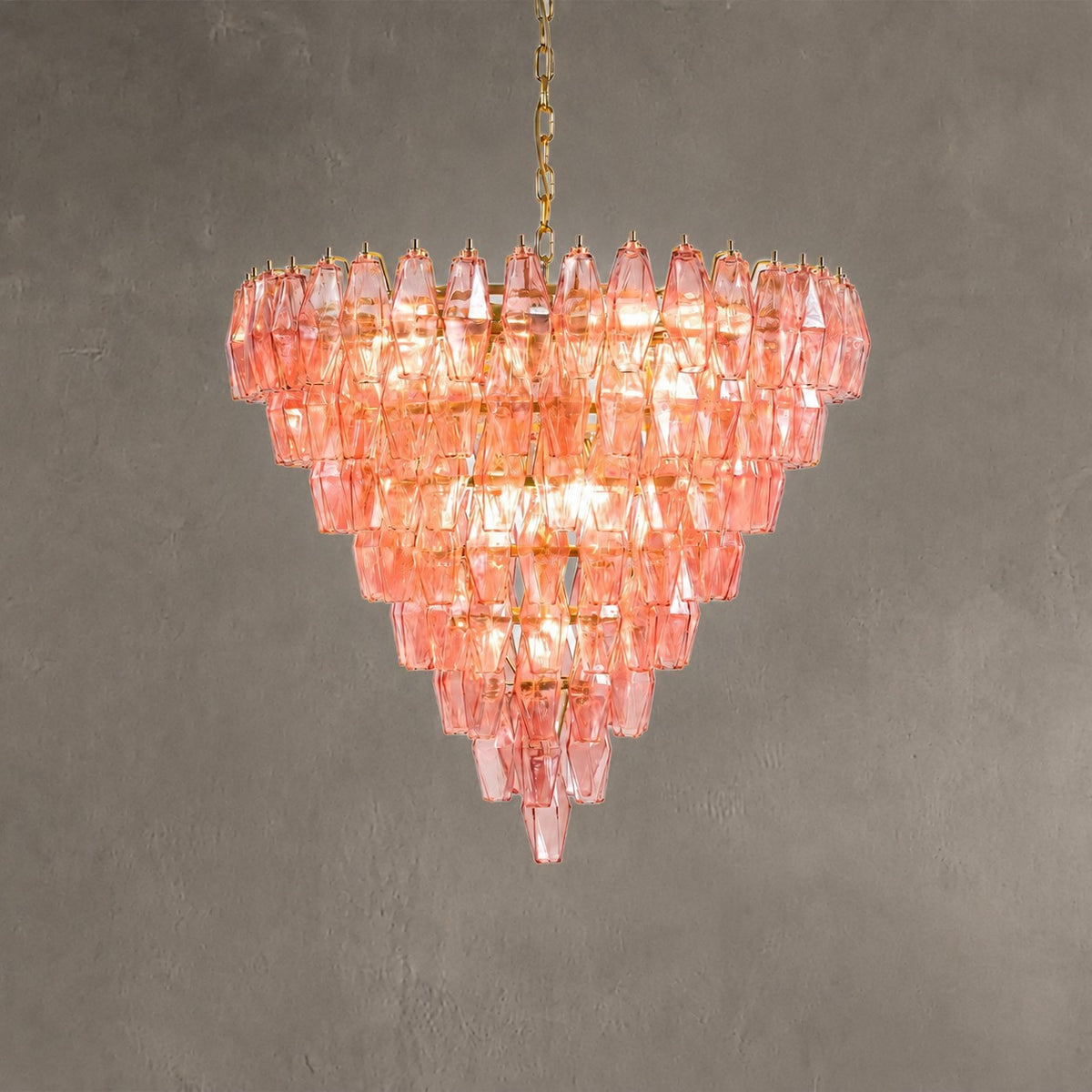 Asti Chandelier  Glass