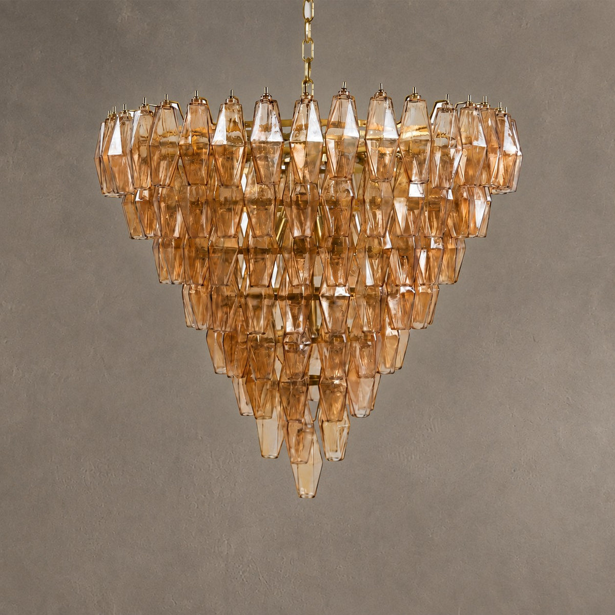 Asti Chandelier  Glass