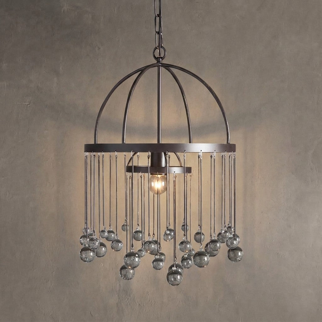 Aubrey Modern Crystal Ball Pendant Light