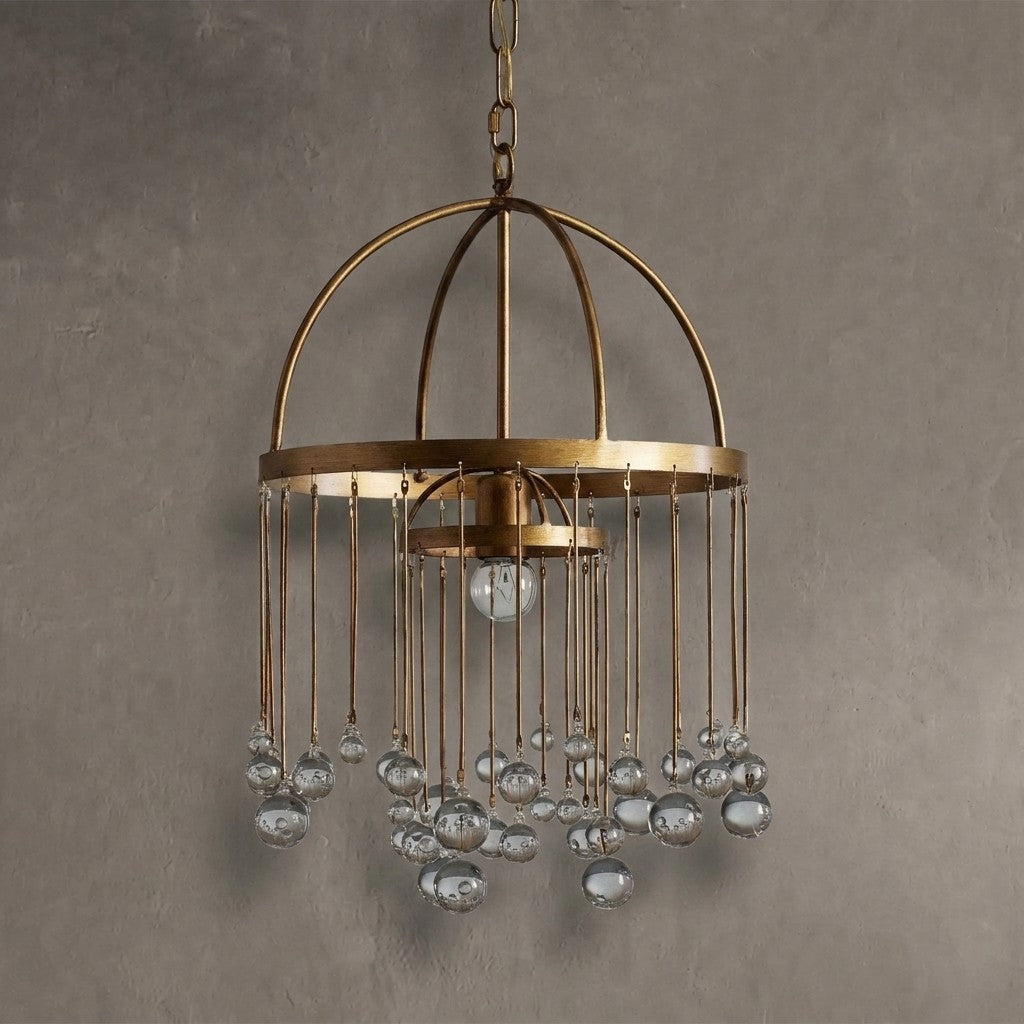 Aubrey Modern Crystal Ball Pendant Light