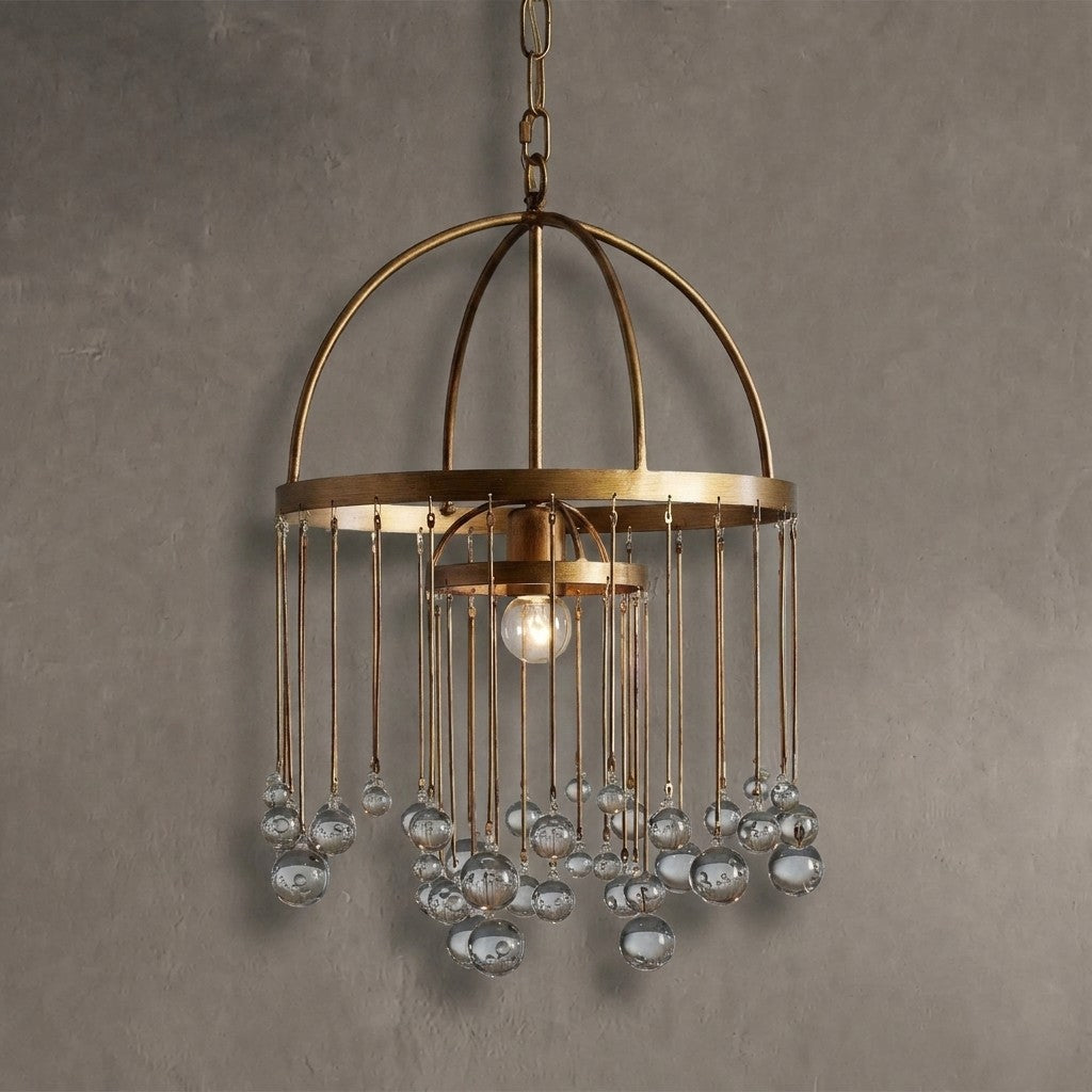 Aubrey Modern Crystal Ball Pendant Light