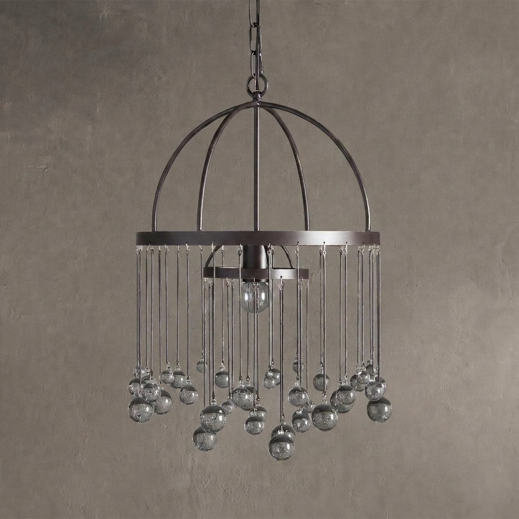 Aubrey Modern Crystal Ball Pendant Light