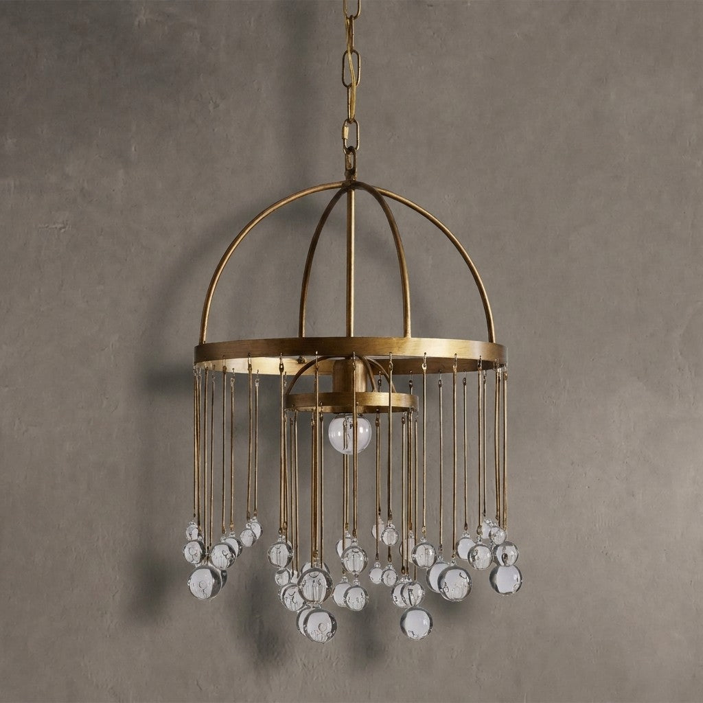 Aubrey Modern Crystal Ball Pendant Light